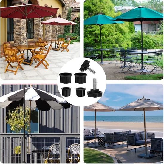 Manivelle De Rechange Pour Parasol De Terrasse - Acier Robuste Anti-rouille - Diamètre 43 Mm - Couleur Noir Ou Gris Aléatoire