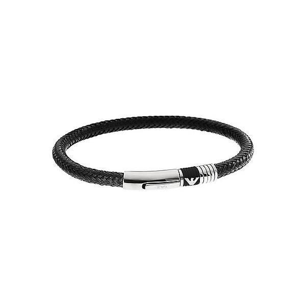 ACIER BRACELET BIJOUX ARMANI NOIR SILICONE NOI…