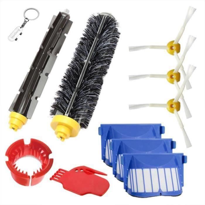 Remplaçant Brosse Kit Pièces accessoires pour iRobot Roomba Series pour 585 589 600 605 610 615 616 620 621 625 630 631 632 639 650
