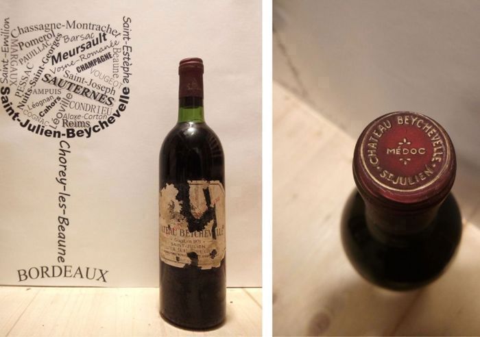 Château Beychevelle 1979 - Saint-Julien - 4ème Grand Cru Classé - 1 x 75 cl - Rouge