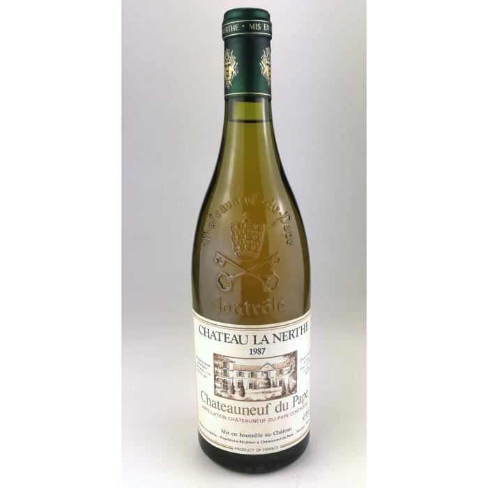 1987 - Chateau la Nerthe blanc - Chateauneuf du Pape (Bouteille 02)