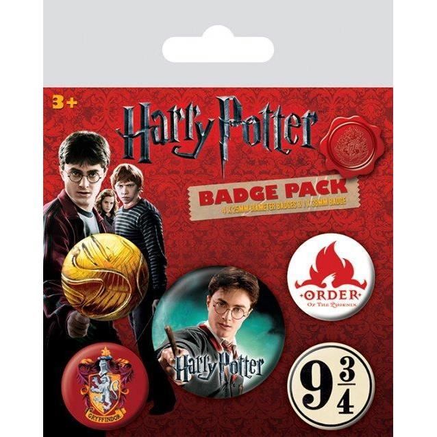Badges Harry potter (gryffindor) (Taille unique)