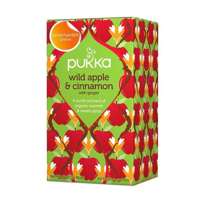 PUKKA - Infusion Pomme Sauvage, Cannelle & Gingembre (Wild Apple) Bio 20 sachets infuseurs
