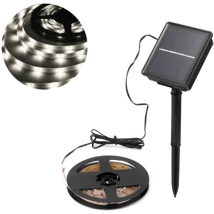 BANDE LED - RUBAN LED AOZBZ Bande solaire LED eacutetanche flexible LED 98 m3 m 90 LED Mood Rope pour jardin patio cour fecircte621