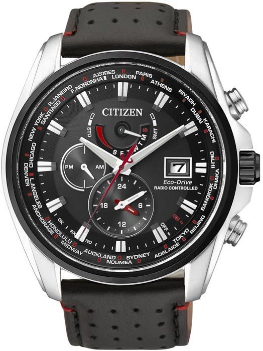 Montre Citizen Radio Pilotée AT9036-08E Eco-Drive - Noir