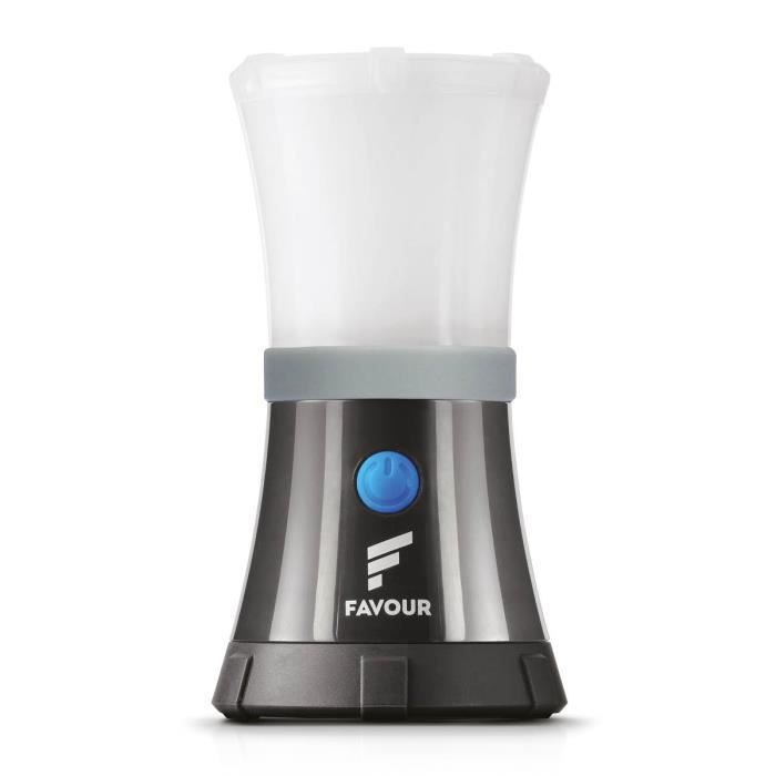 Favour L0617 Lampe torche IPX7 Étanche, Résistante Lampe LED Portable, Batteries Rechargeables