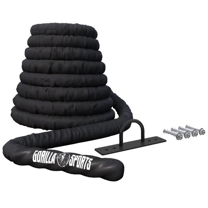 Corde ondulatoire de 12 m - 5 cm de diamètre | Battle rope