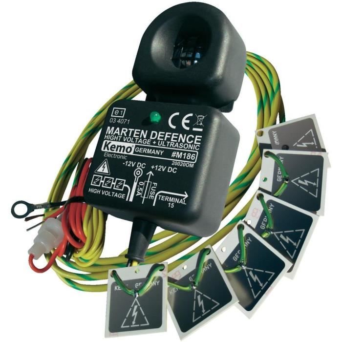 Répulseur anti rongeurs à ultrasons Kemo M186