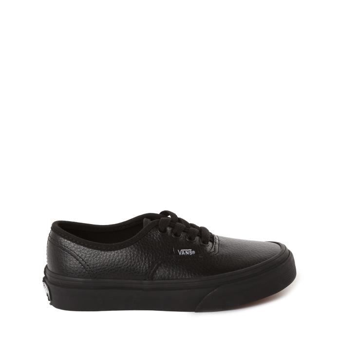 Basket VANS_Fashion - Mode K AUTHENTIC (LEATHER)BLK-BL_enfant