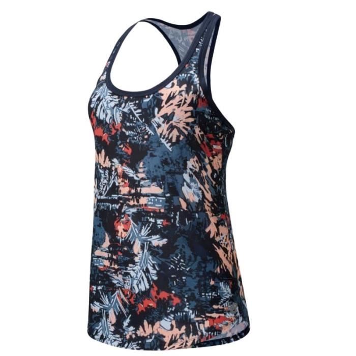 Débardeur gris foncé femme New Balance Printed accelerate
