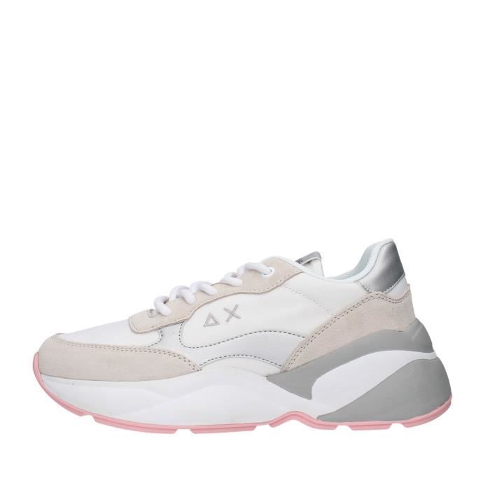 Sun68 Z30220 chaussures de tennis Femme BLANC