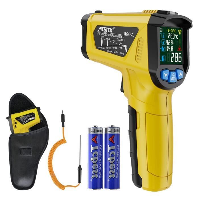 Thermometre Infrarouge Laser MESTEK avec K Probe Sans Contac