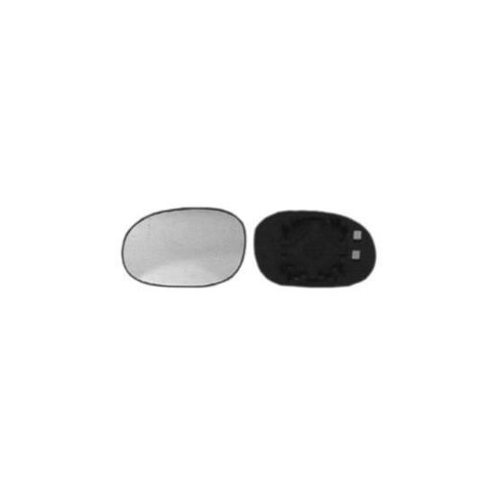 Miroir Glace rétroviseur gauche pour PEUGEOT 206 ph.2, 2003-2009, à clipser, Neuf.