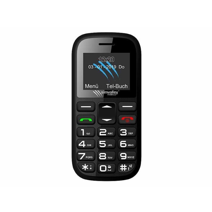 Téléphone mobile Dual SIM avec appel d'urgence XL-850.duo