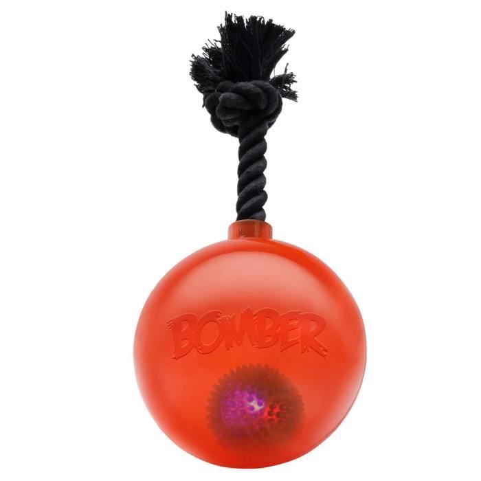 ZEUS Bombe avec ampoule à LED clignotante Bomber GM - Orange - Pour chien