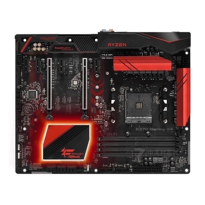 Carte mère ASRock fatal1ty X370 Gaming K4 AMD X370 Socket AM4 4xDDR4 64GB ATX - Asrock