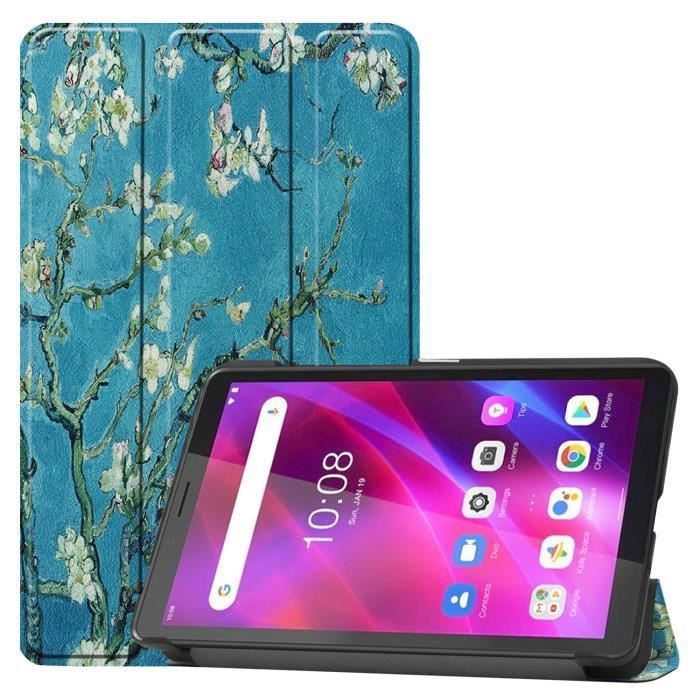 Lenovo Housse Grise Pour Tab Plus - Protection Élégante Et Légère En Tyvek Et Cuir Synthétique