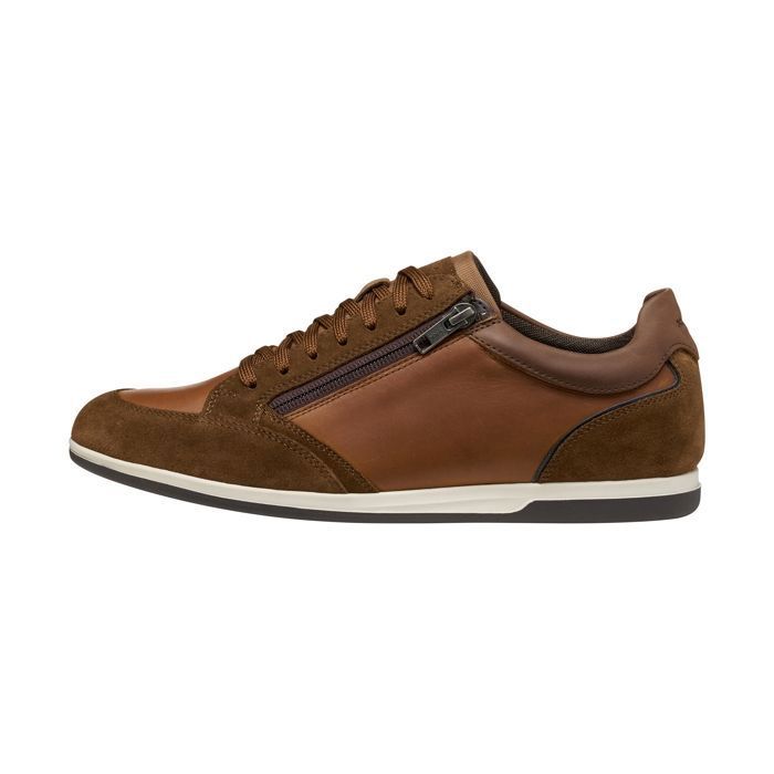 Geox Basket Basse Cuir Geox Renan - Marron