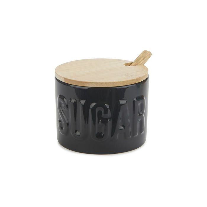 Balvi Sucrier Acrylique Sweet – 200 G Avec Cuillère, Design Transparent Élégant Pour Sucre Et Édulcorant