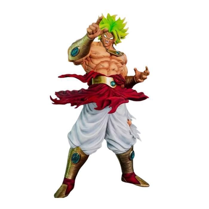 Statue / figurine de collection - DRAGON BALL Z - Broly (Posture Pause) - 50 cm (44+6) - Socle inclus - Plastique/Résine