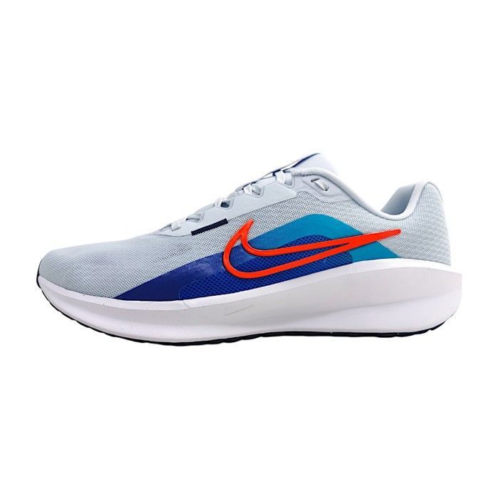 Hommes Nike Chaussure de sport Downshifter 13 Textile Lacets Plat - grey/crimson 012