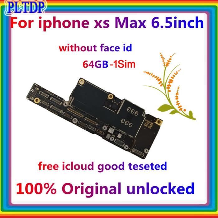 Carte Mère IPhone XS Max 64 Go - Bloqué ICloud - Occasion
