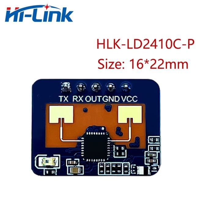 LD2410C-P-Hi-Link Nouveau HLK-LD2410 5V Mini Haute Sensibilité