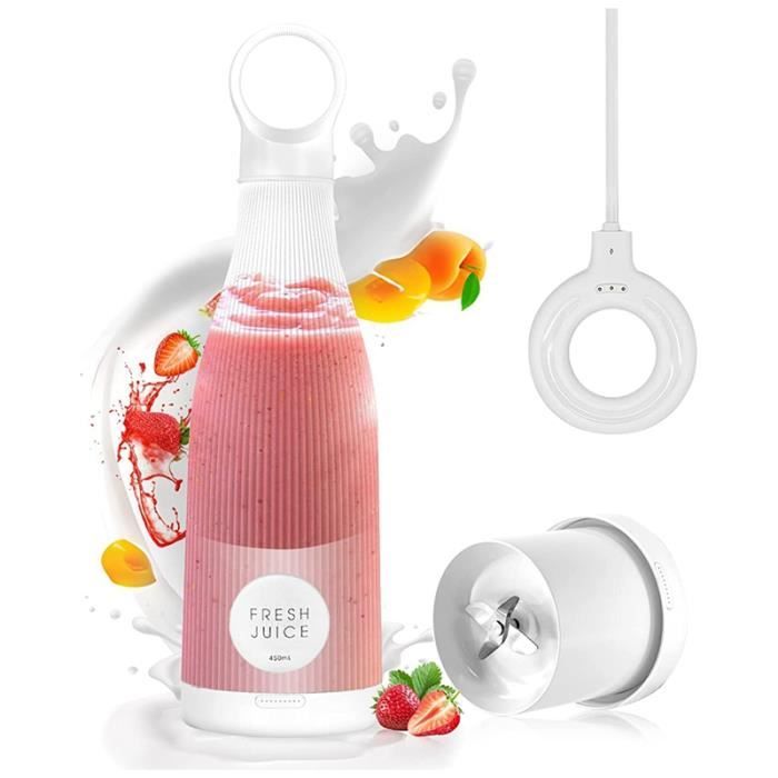 Blender Smoothie Maker, Mélangeur Portable Pour Milkshakes, Mélangeur
