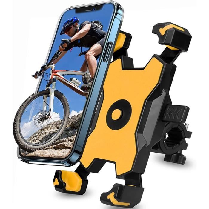 Acheter 1 ensemble de support de téléphone portable pour vélo, anodisé  antidérapant, découpe CNC, antirouille, en alliage d'aluminium, support de téléphone  portable pour vélo, accessoires de cyclisme