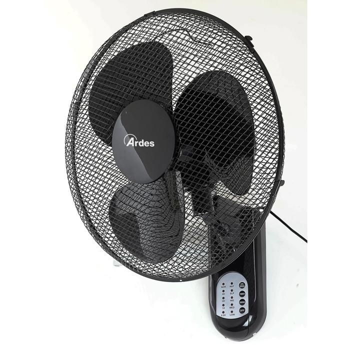 Ventilateur à lame domestique Ardes AR5W40R Noir Gris - Ardes