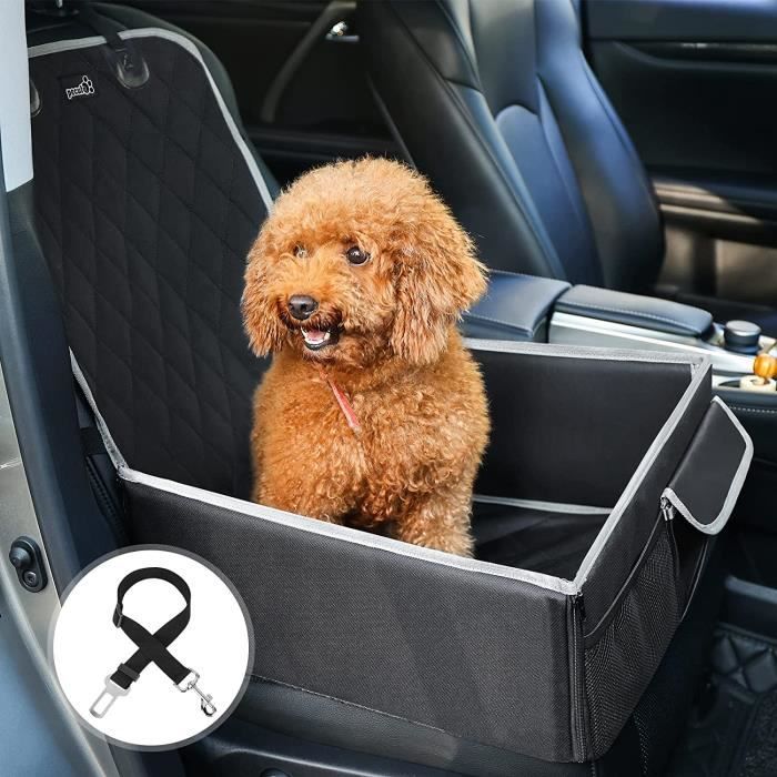 camion Housse de siège de voiture pour chien avec fenêtre en maille imperméable et antidérapante 2 ceintures de sécurité protection pour siège de voiture avec SUV 