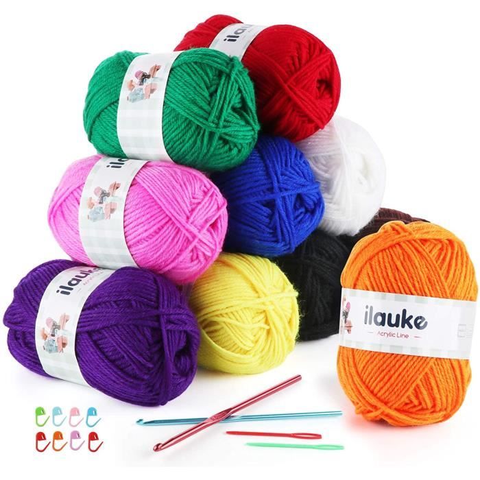 Laine acrylique multicolore online