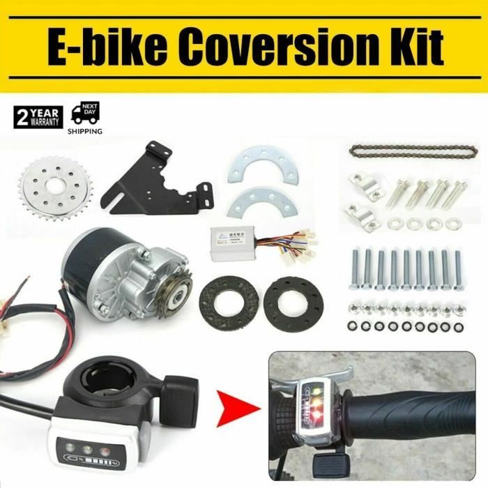 Kit de conversion de vélo électrique E-Bike Kit de roue libre de moteur de conversion de vélo de montagne