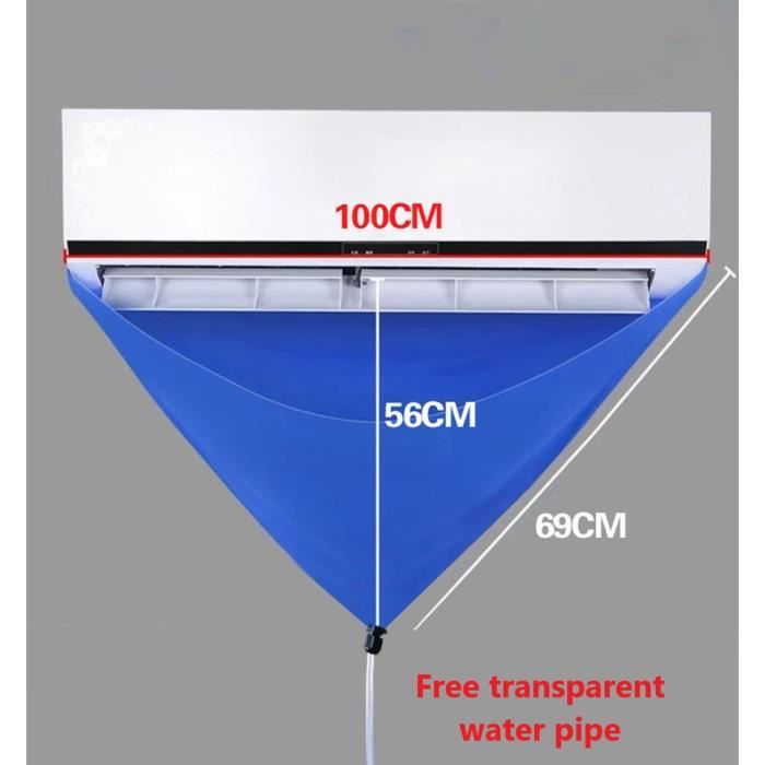 Filet Filtration Ventilation Filet Anti-poussière Dense Pour Climatisation - Polyéthylène 1.2x3m - Noir/Blanc - Réutilisable Filet Anti-poussière Climatiseur 1.2x3m