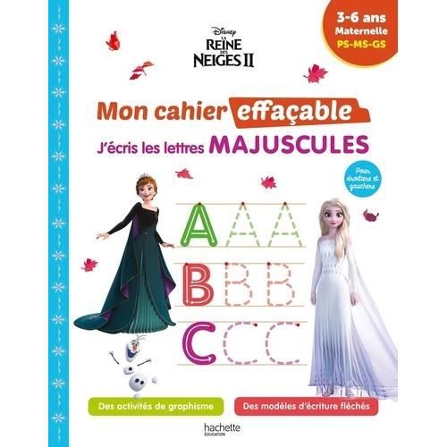 Cahier décriture La Reine des neiges 2 - Maternelle PS-MS-GS