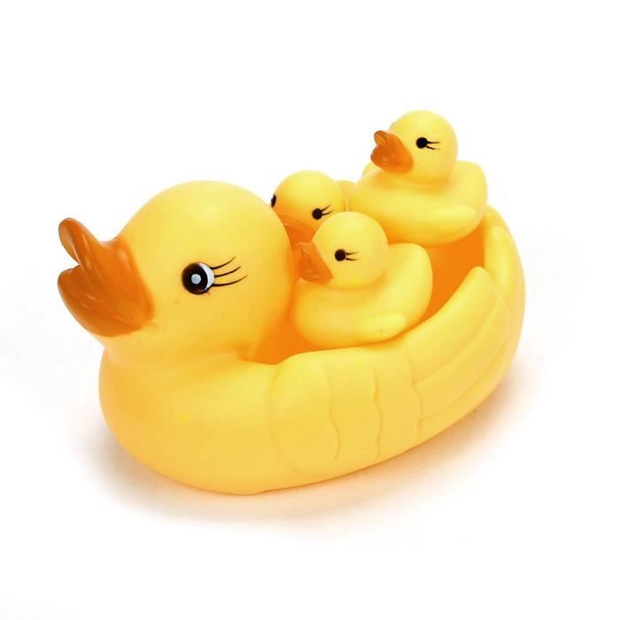 Maman Et Bebe Course En Caoutchouc Canards Grincants Famille Jouet De Bain Jouets De Jeu Pour Enfants Whicloudx63 Cdiscount Puericulture Eveil Bebe