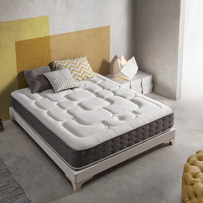 SIMPUR RELAX - Matelas - ROYAL TOP ViscoGraphene - 120x190 - Epaisseur 30 cm - Thermo-regule - Independance de couchage