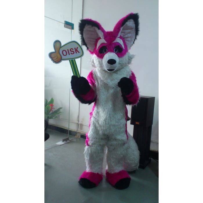 Long fourrure Husky Chien Fox Mascotte Costume Costume Halloween Costume Cosplay #328 