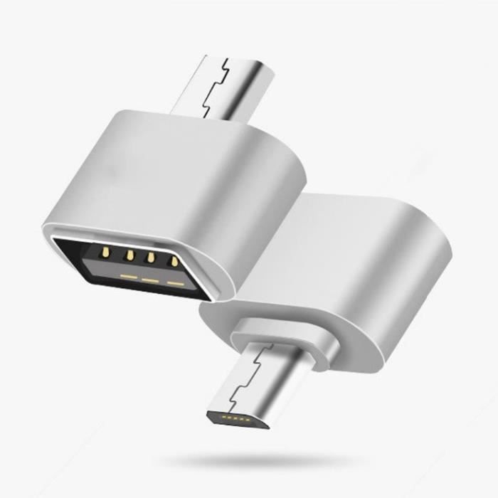 Mini Adaptateur USB-Micro USB Pour Enceinte Bose SoundWear Companion  Android ARGENT