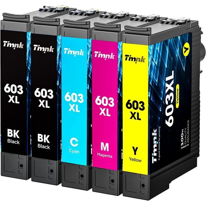 Epson 603XL Pack 4 cartouches d'encre compatibles haute capacité