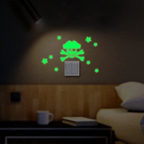 1x Dessin Animé Animal Silicone Interrupteur Lumineux Autocollant