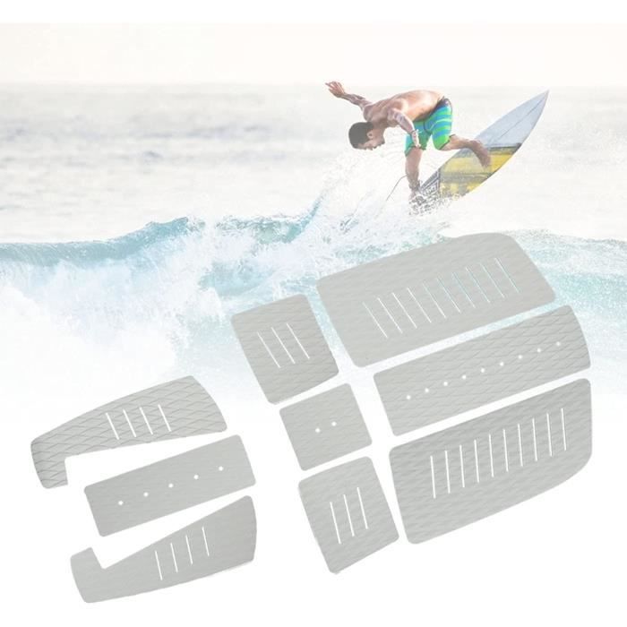 Lot De 3 Tapis Antidérapants EVA Pour Planche De Surf – Adhésif De Traction Pour Skimboard, Paddle