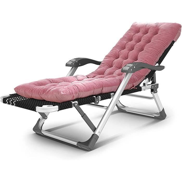 Chaise De Camping - Relaxdays - Pliable - Dossier Réglable - Rembourrée