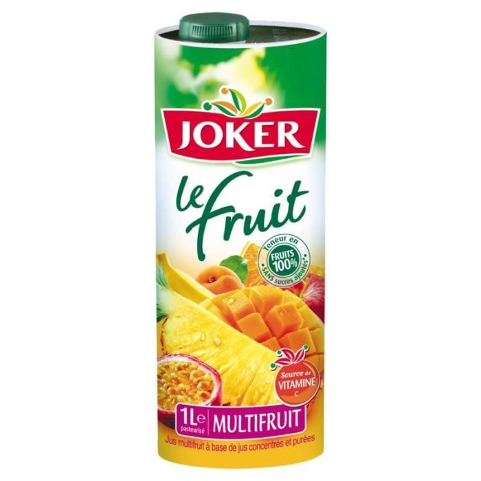 Joker - Joker Multifruits 1L (pack de 4) - Cdiscount Au quotidien