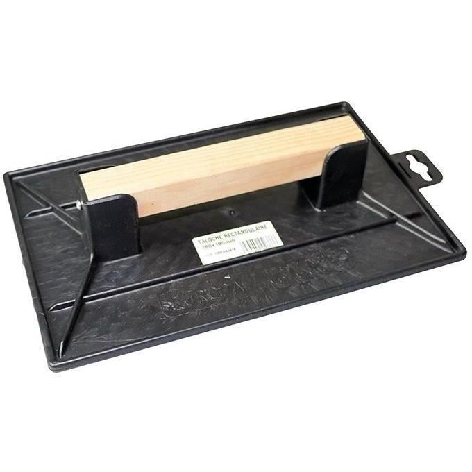 Taloche rectangulaire FISCHER DAREX 270x180mm - poignée bois et polyèthylène