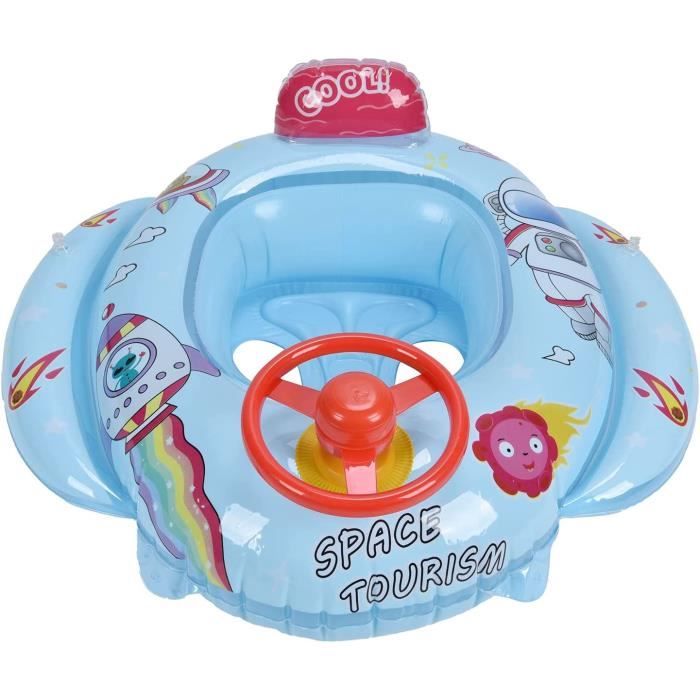 Cercle De Natation Licorne Gonflable 58cm - Bouée Assise Enfant 5-9 Ans Pour Piscine Et Plage