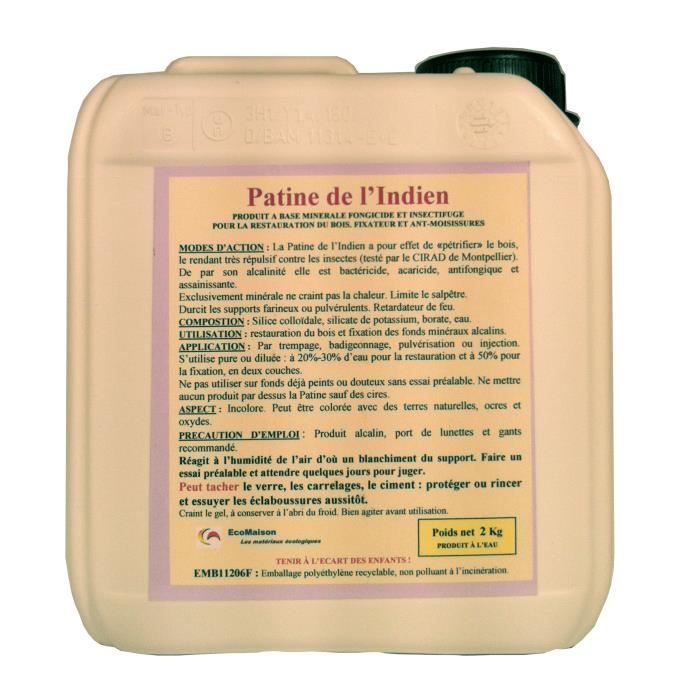Protection Bois 1l 4m2 Patine De L Indien Achat Vente Peinture