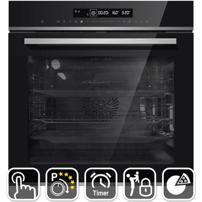 Four à micro-ondes multigarder intégrable 60cm gril combiné air chaud inox