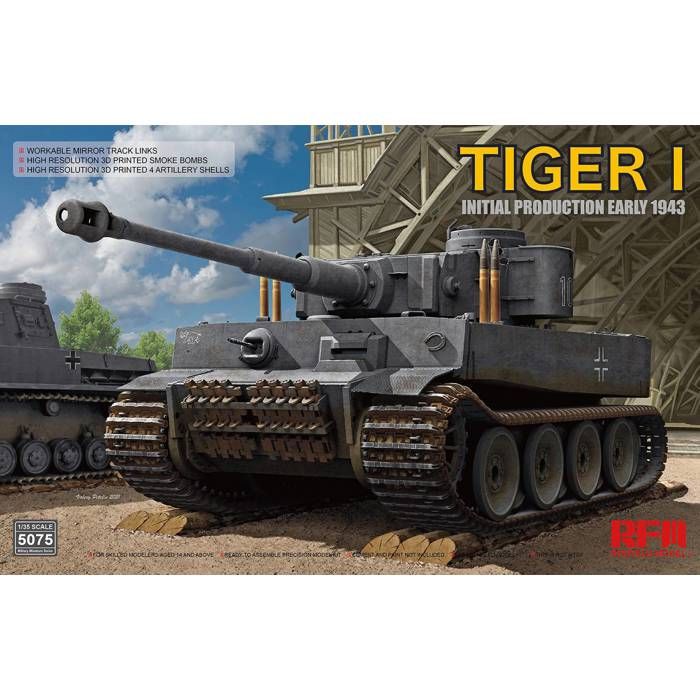 RYE FIELD MODEL - Maquette Char Tiger I Early Production W/full Interior |rye Field Model|5025 RYE FIELD MODEL - Maquette Char Tiger I Early Production W/full Interior |rye Field Model|5025
