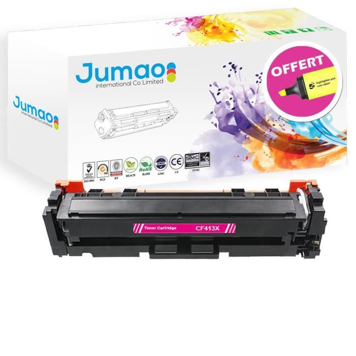 Toner Jumao compatible pour HP Color LaserJet Pro MFP M477 Serie, Magenta  5000 pages +FLUO offert